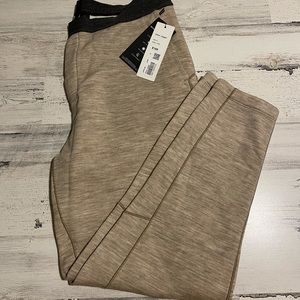 RARE LULULEMON ESKER PANTS LAB COLLECTION 12 XL EXTRA LARGE TAN JOGGER MERINO